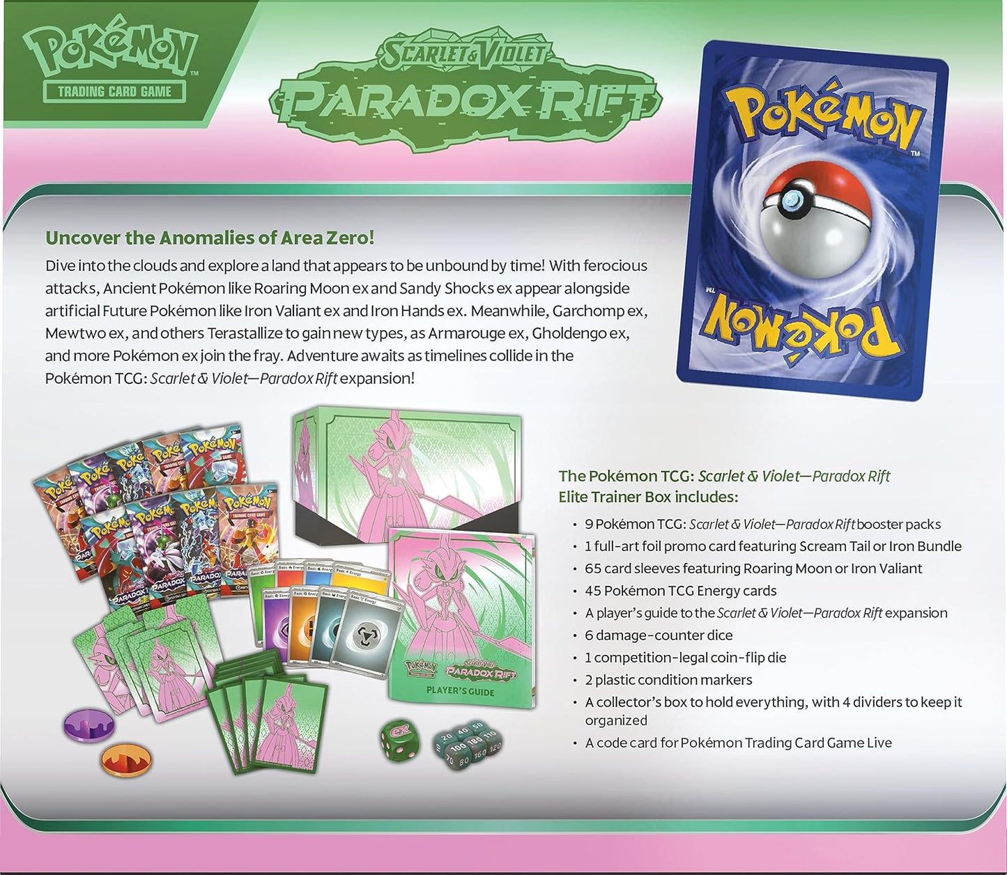 SV04: Paradox Rift Iron Leaves Elite Trainer Box (PAR)